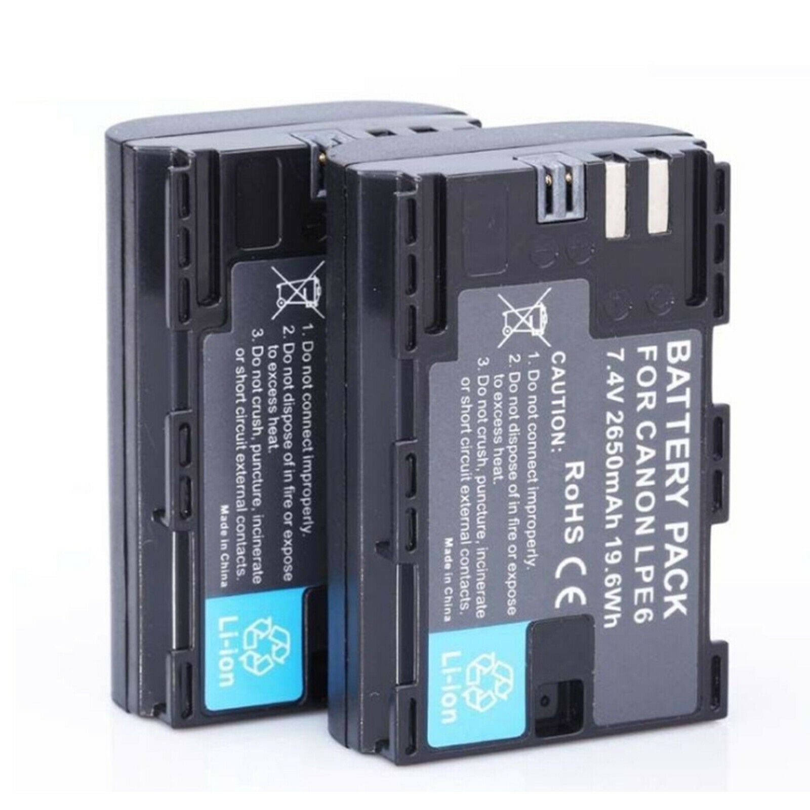 2450mAh LP-E6N Camera Battery Rechargeable for Canon EOS 5D/5DS/5DS R SLR