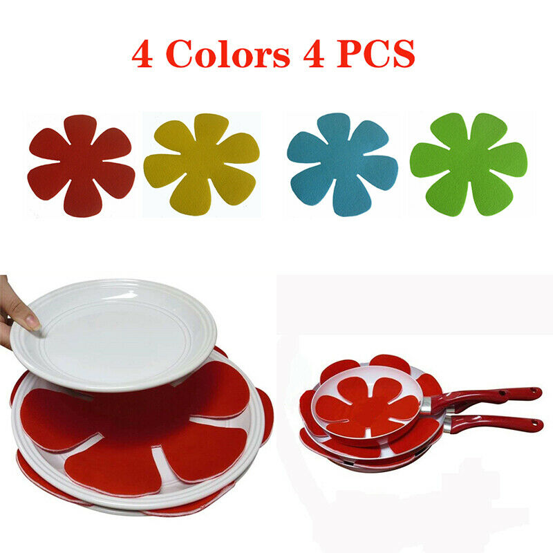 4Pcs/set Pot & Pan Protectors Divider Pads To Prevent Separate for Cookwa.l8