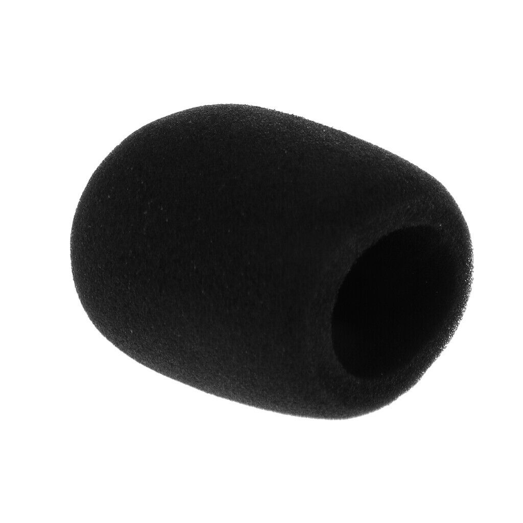 Microphone Slip Anti-Rolling Protection Ring Mic Ring + Black Mic Cover