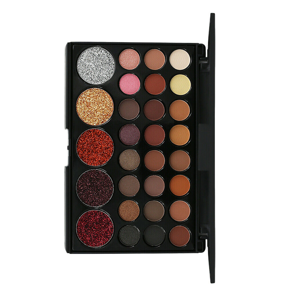 29 Colors Matte Shiny Sequins Eyshadow Makeup Palette & Multi-color Lipstick