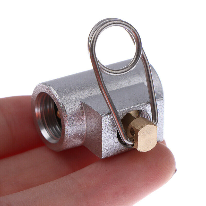 1X Camping Hiking Stove Adaptor Gas Tank Inflation Valve Convert Fuel Caniste SJ
