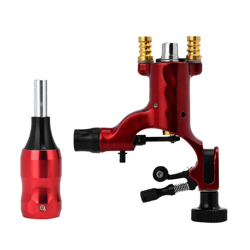 Dragonfly Rotary Tattoo Motor Machine Tool with Grip for Liner Shader Red