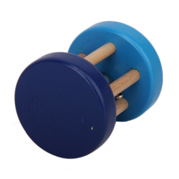 Random 1pc Baby Kids Wooden Cage Rattle Bell Classic Musical Gift Toys