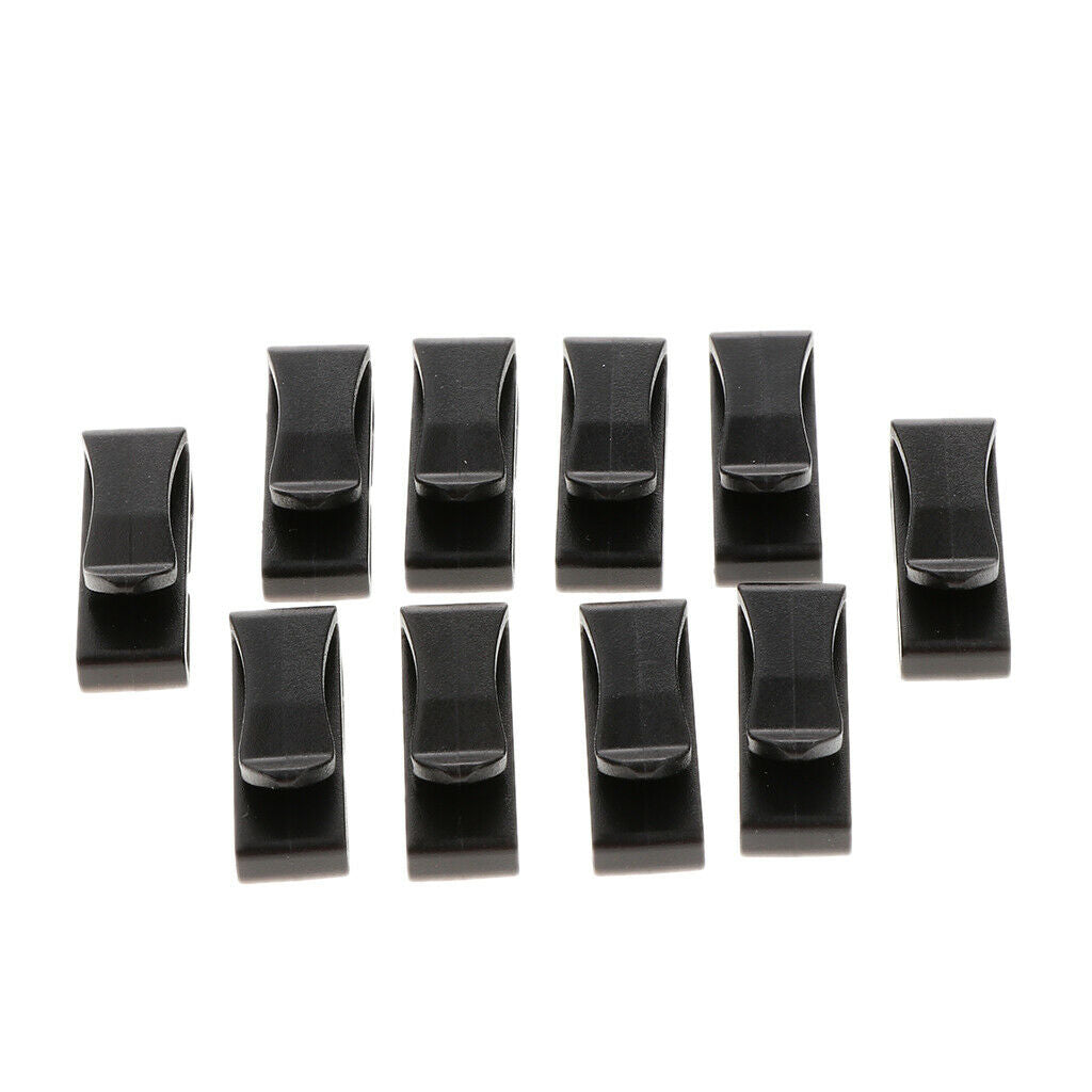 Prettyia Quick-Slip Keeper Buckle Webbing Ending Clip for Bag Strap 29mm