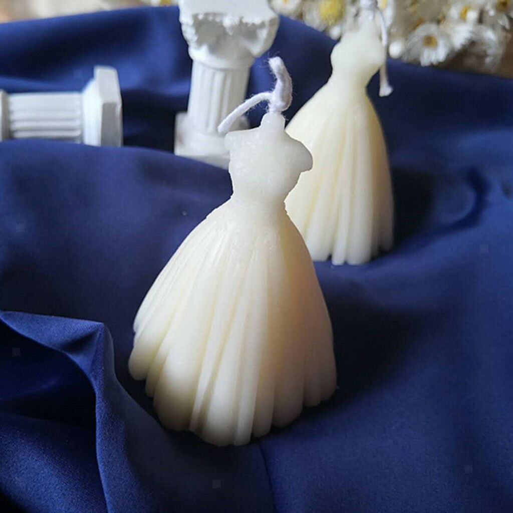 Scented Candle Wedding Bride Gown Essential Oil Living Room Bedroom Decor