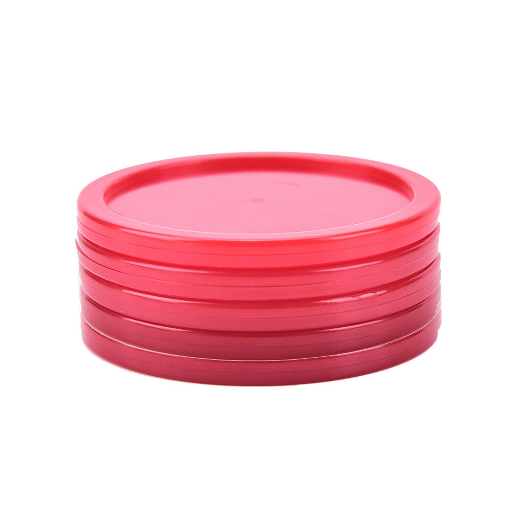 5Pcs 2 inch Mini Air Hockey Table Pucks 51mm Puck Children Table Red Hj.l8