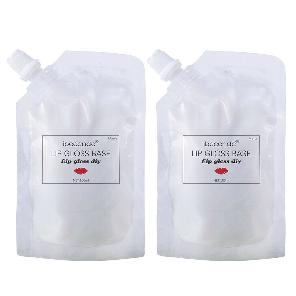 2 Pieces White Moisturizing Lip Gloss Lip Tint Making Base Essence Oil Handmade