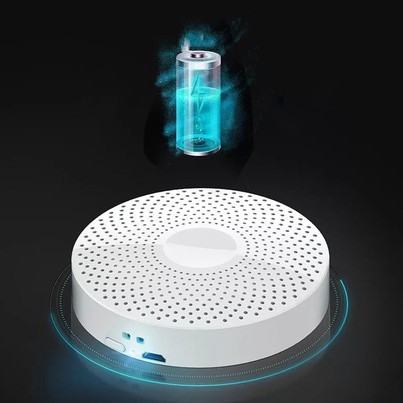 Portable Ozone Generator Sterilizer Air Purifier Odor Removal Disinfection White