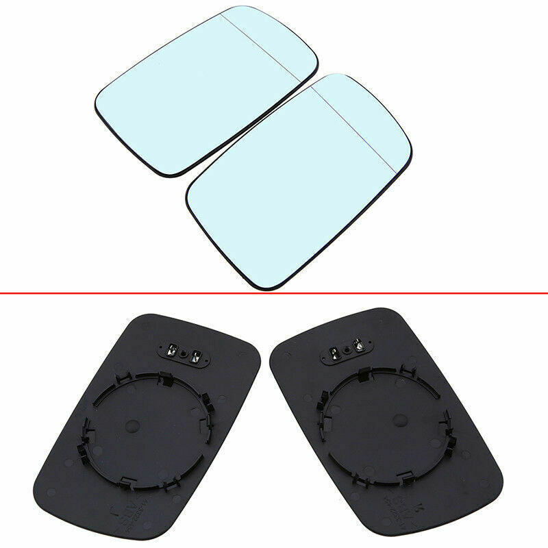 Pair Heated Mirror Glass For 1999-2008 BMW E46 E65 E66 745Li 760Li 750Li 745i