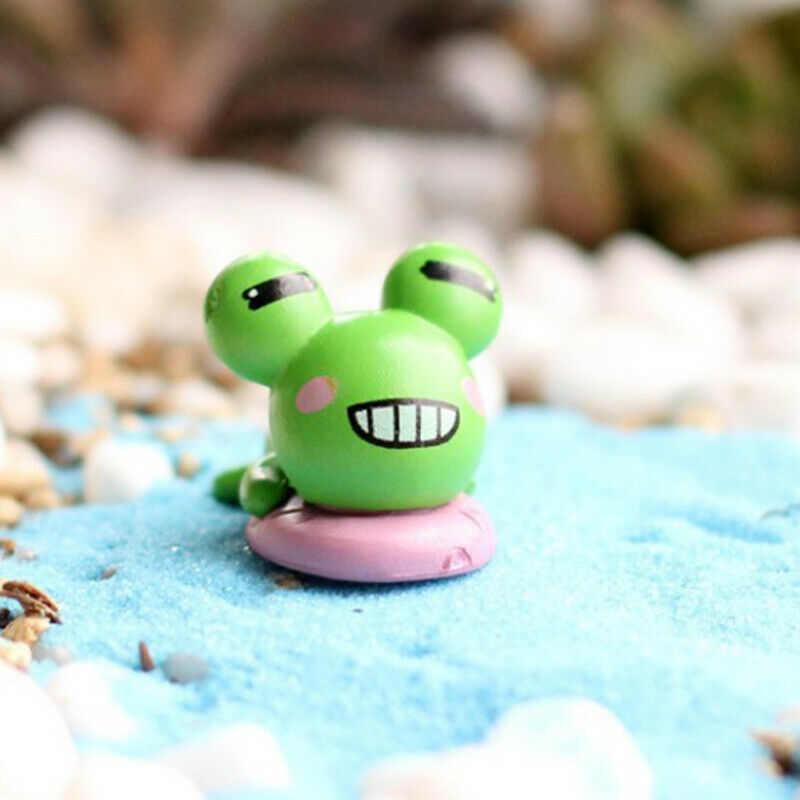 2PCS Frog Lover Animal Decoration Easter Micro Landscaping Decor DIY Acce.l8