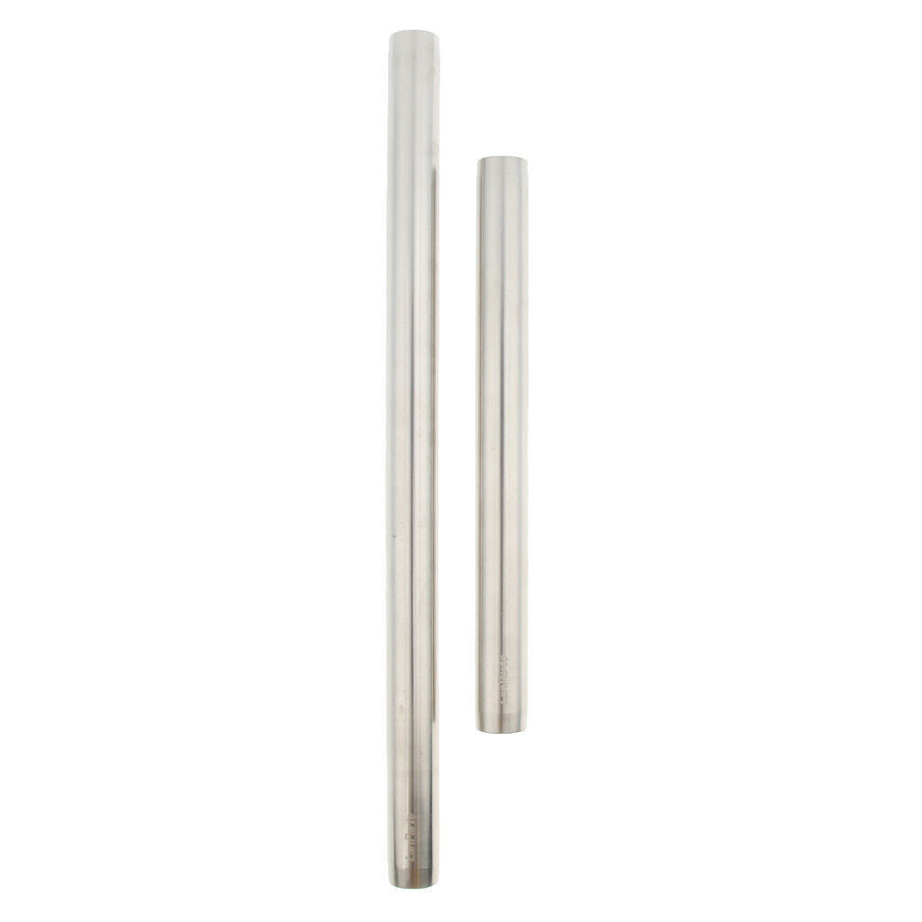 2 Pieces 19mm Stainless Steel Extension Rod for DSLR Support Shoulder Rig 200mm