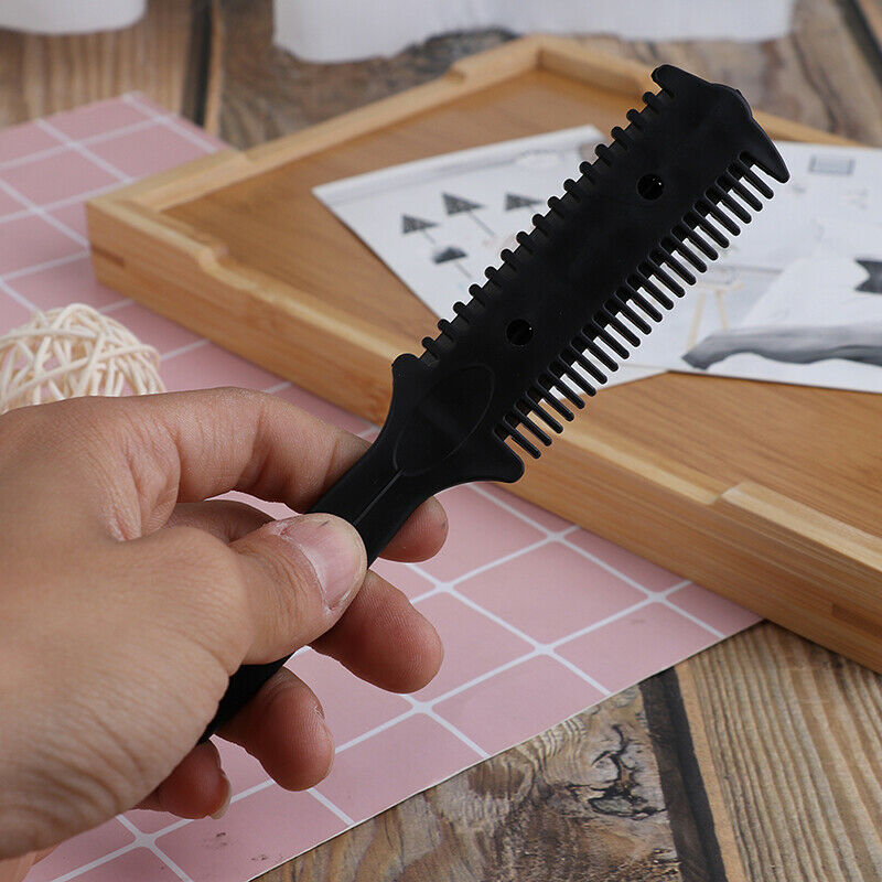 Barber Hair Comb Scissor Tools Bangs Brush Hairdressing Trimmers Thinni.l8