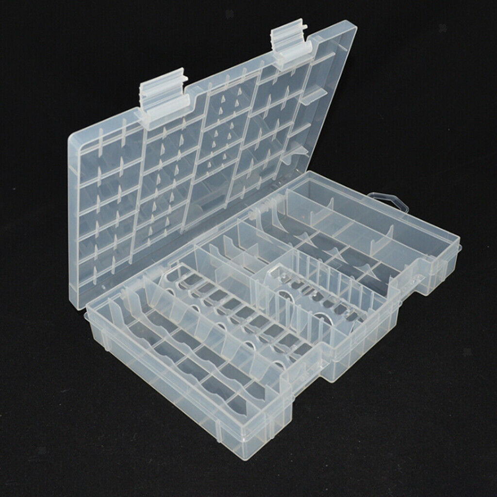 Set of 1 Battery Storage Box Case Case Box for Battery Plastic NEW hot