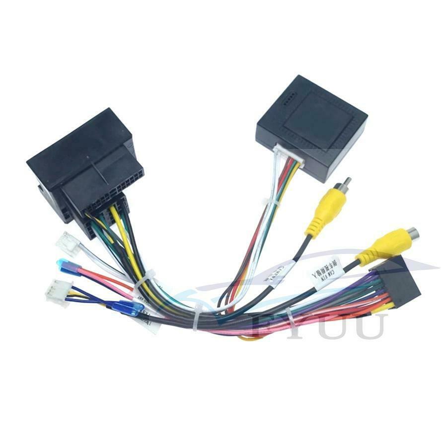 16 pin Car Android Stereo Wiring Harness with Canbus box For Peugeot 3008/2008/