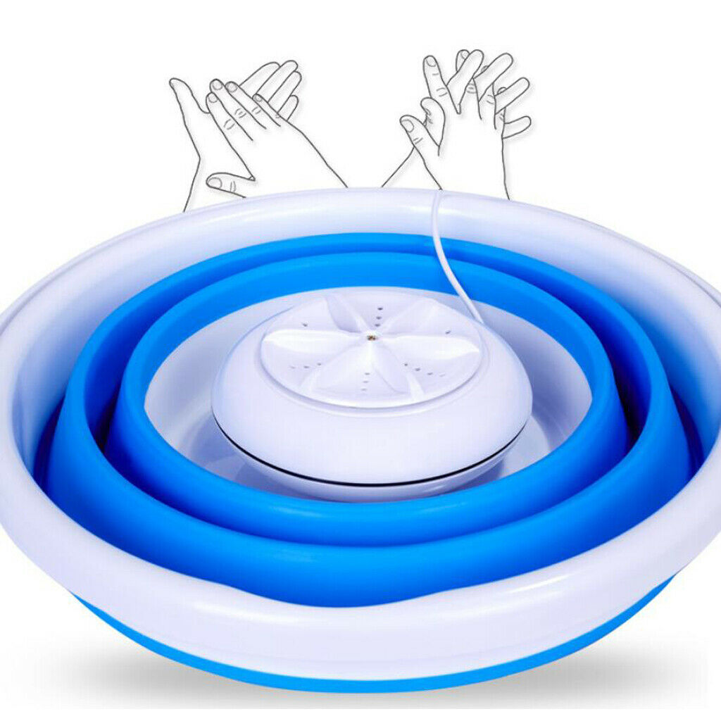 Portable  Washing Machine Folding Washer USB Charger For Apartments