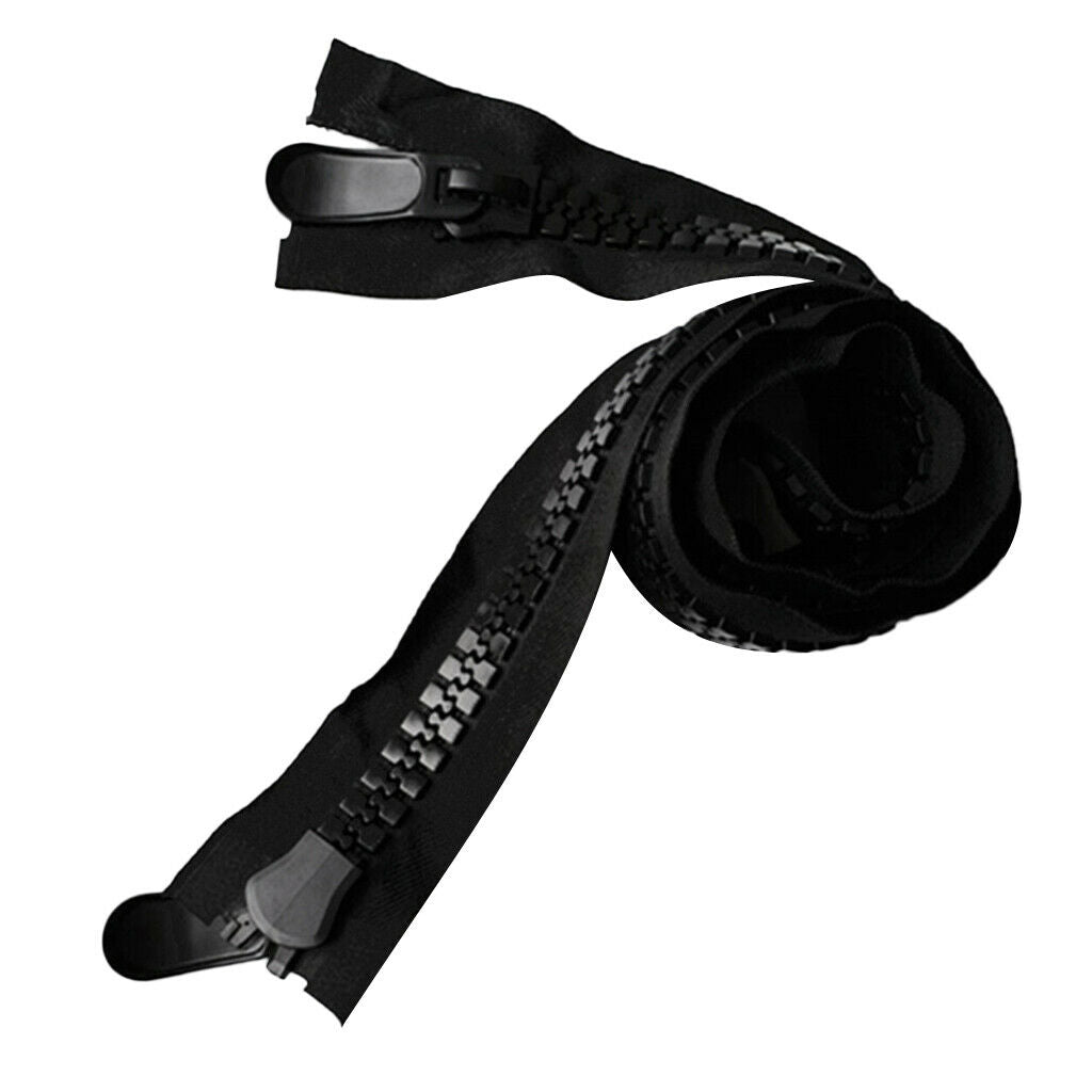 Black #20 YKK Marine Zipper Double Slider Bimini Top Boat Canvas Outdoor 47