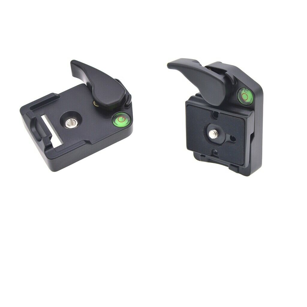 2x for Manfrotto 323 RC2 Rapid Connect Adapter with 200PL-14 Quick Release Plate