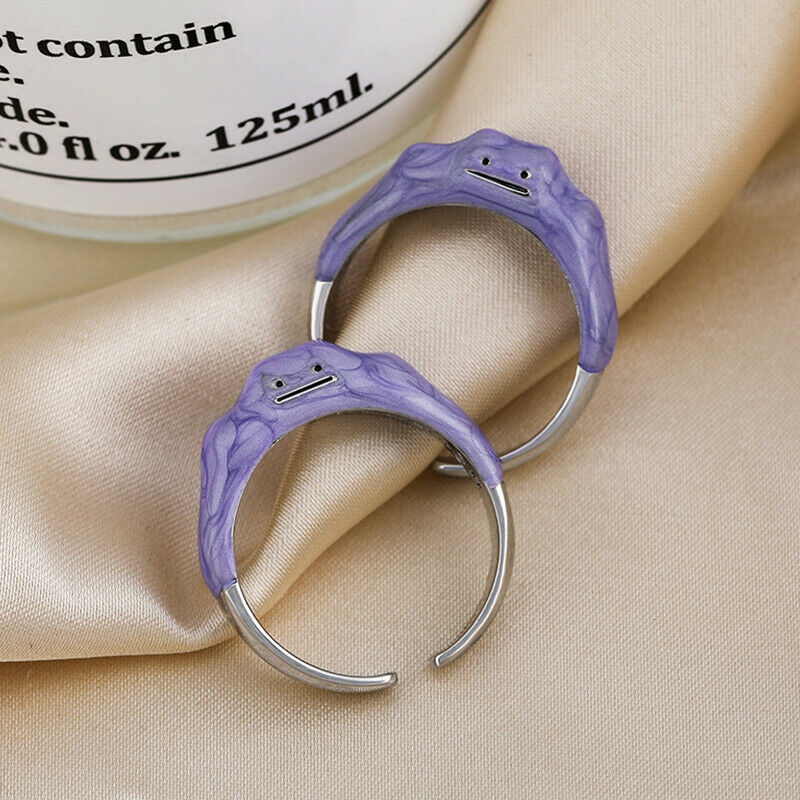 Korean Open Rings Dreamy Purple Cute  Monster Ring Women Girls Jewel.l8