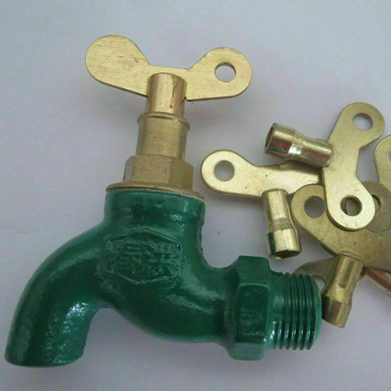 Winged Brassed Radiator Bleed Valve Key Heating Air Square Vent new