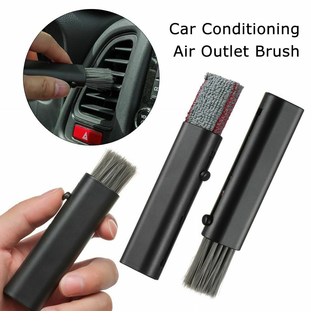 Air Outlet Brush Car Interior Brushes Double Head Design Keyboard Cleaning