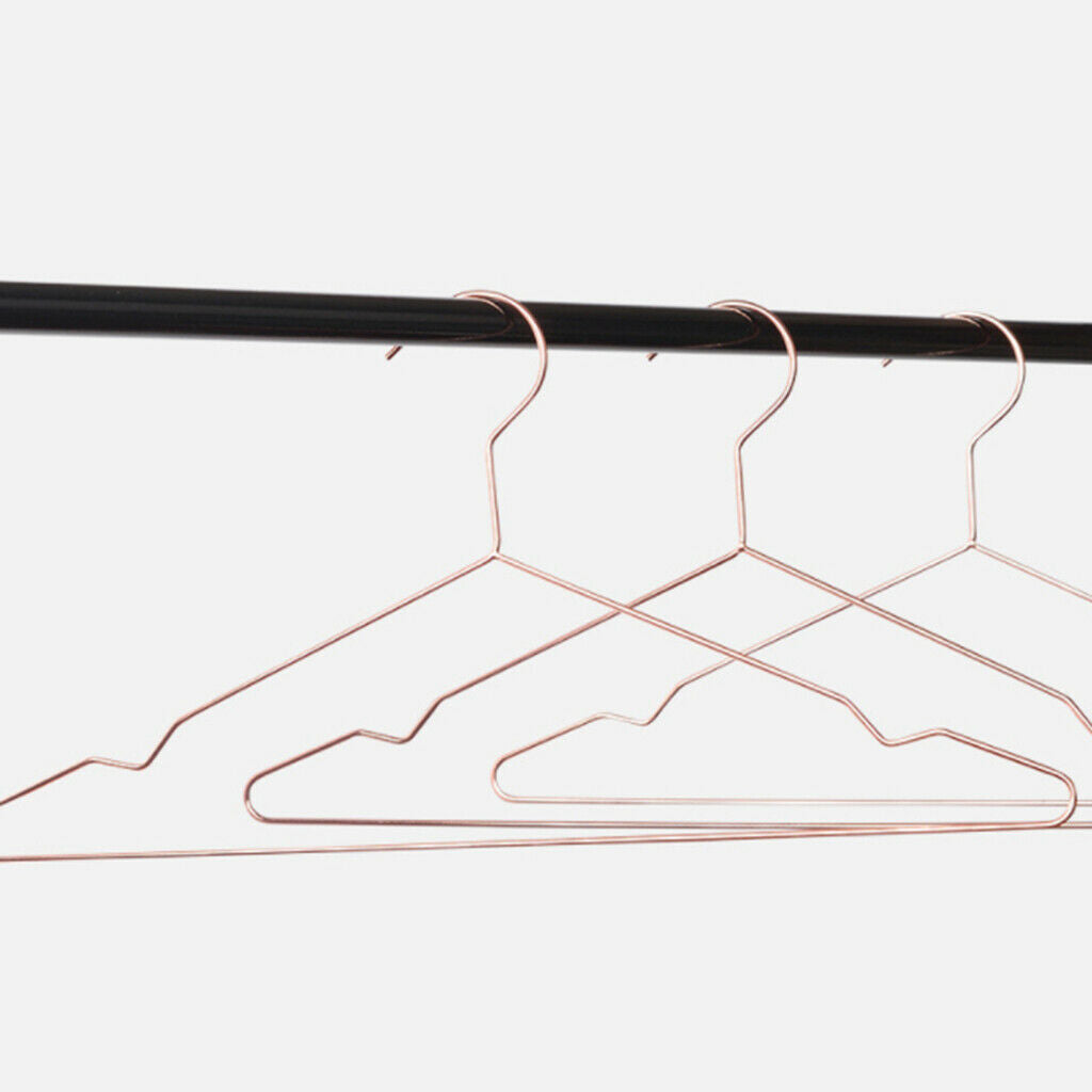 Strong Hanger Hook Metal Wire Clothes Coat Trouser T Shirt Holder Bar