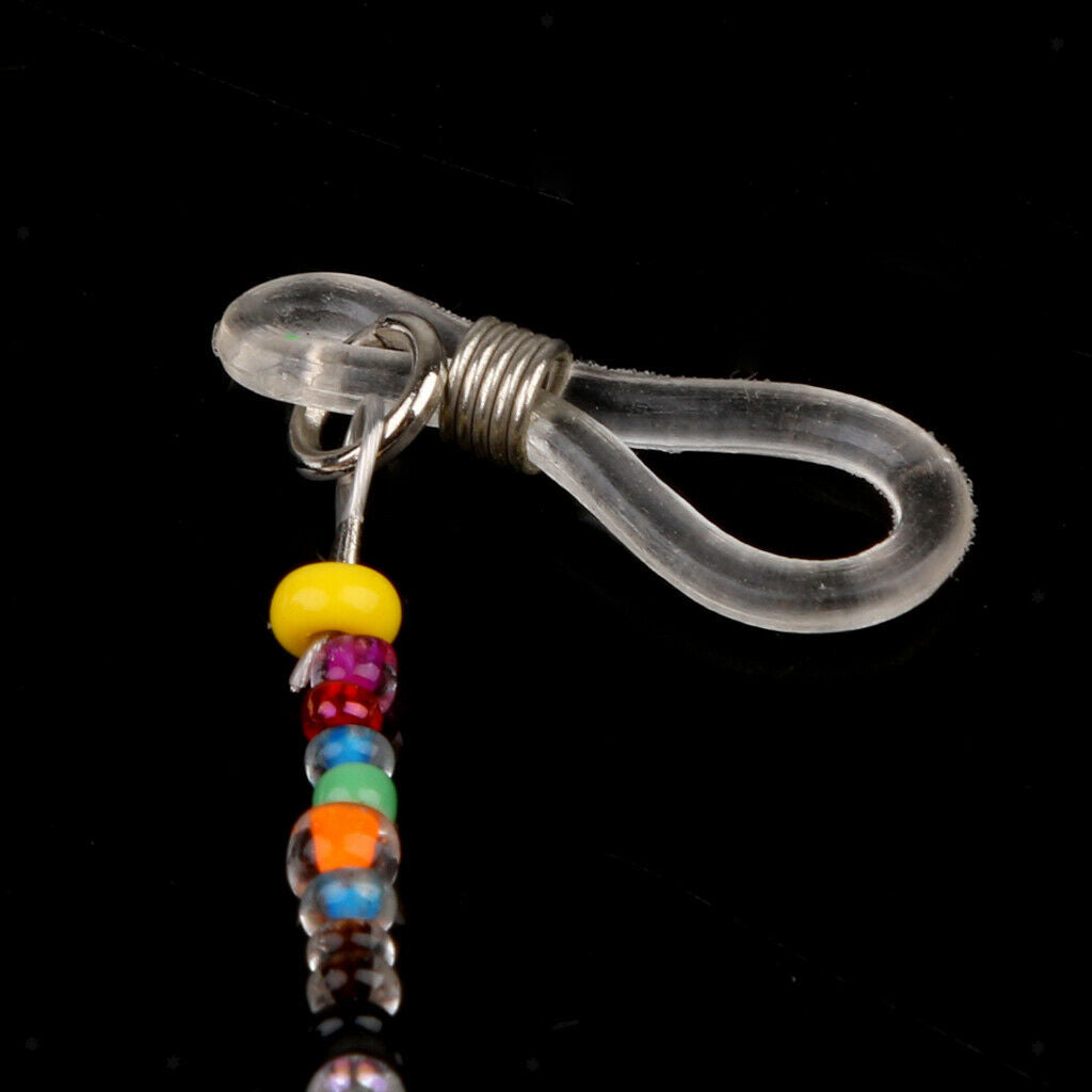 Eyeglasses Cord Holder Colorful Bead Lanyard Neck Strap Rope