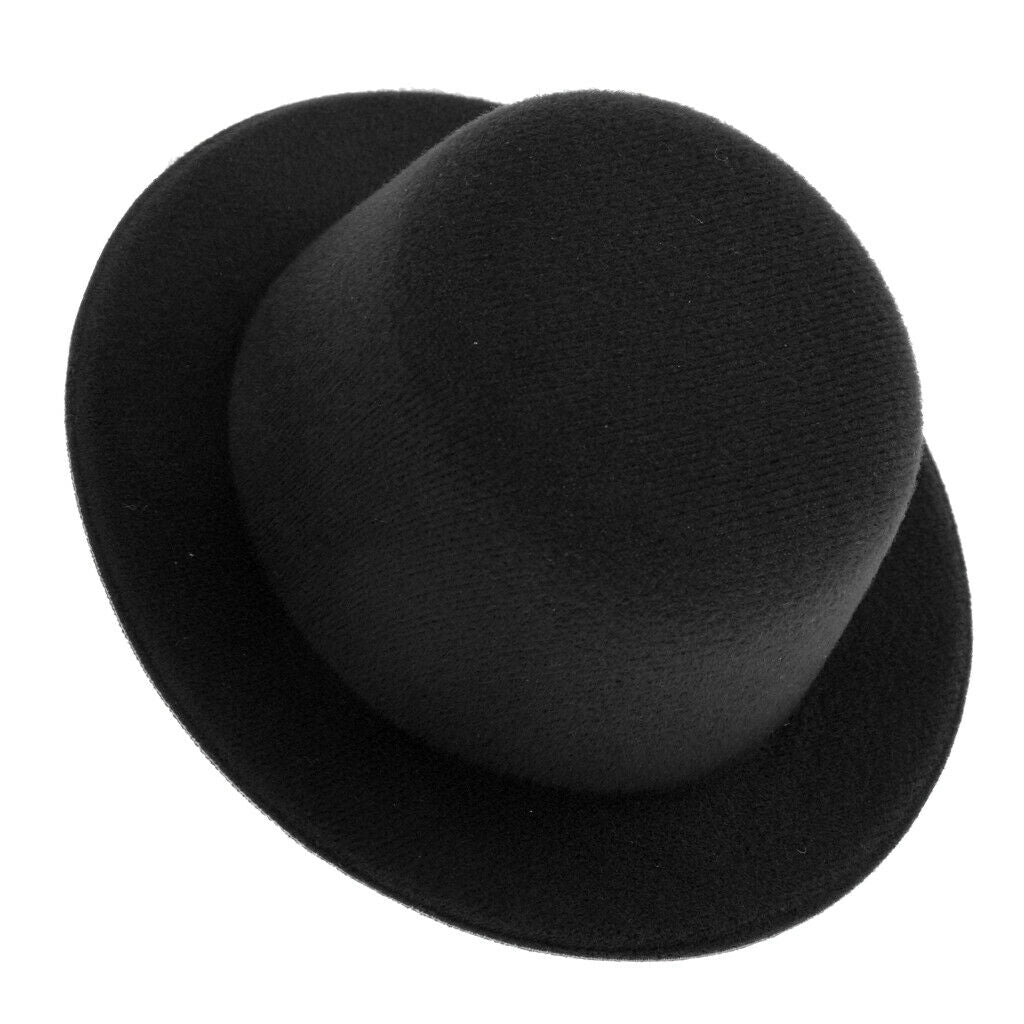 1/3 BJD Felt Top Hat Elegant Round Bowler   for SD   YOSD Dollfie AS DZ