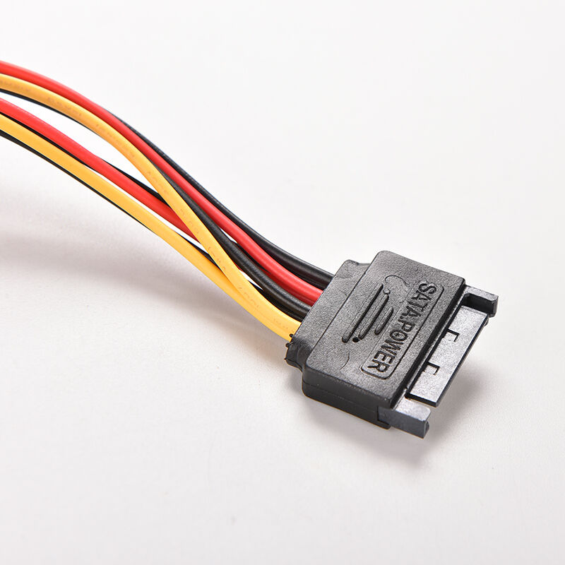 1 pc 15 Pin SATA Male to SATABDemale 1 to 2 Y Splitter Power Ca.l8