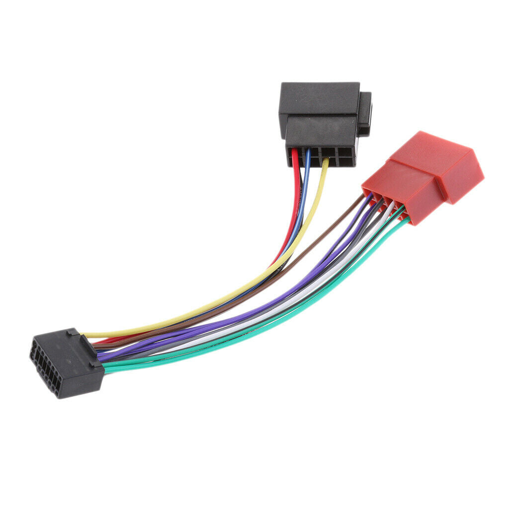 for     Kenwood     16     Pin     ISO     Wiring     Harness     Connector