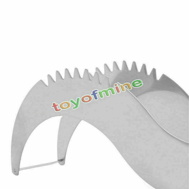 Stainless Steel Melon Slicer Cutter Corer Server Splitter Watermelon Cantaloupe