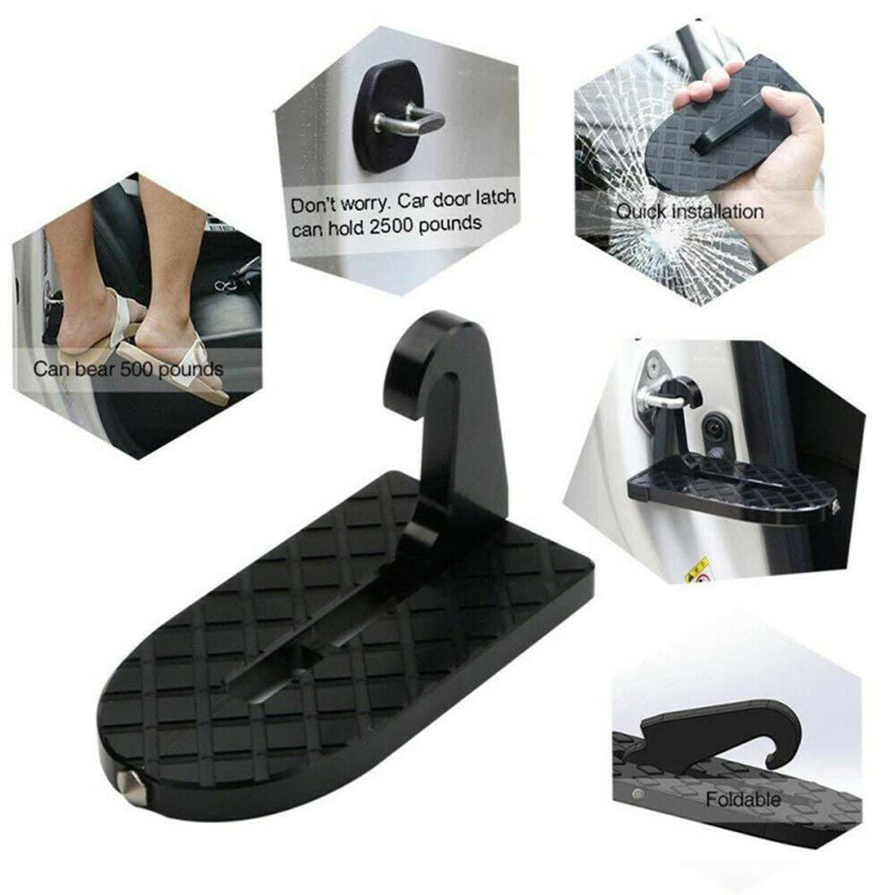 Universal Auxiliary Pedal Roof Pedal Foldable Car Door Stepping Ladder Foot Pegs