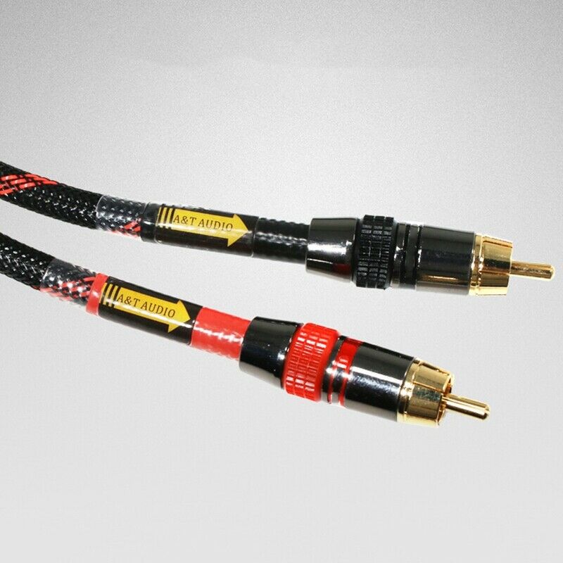 Heareal Double Lotus to Double Lotus Fever Audio Cable Imported RCA to RCA HeaO7