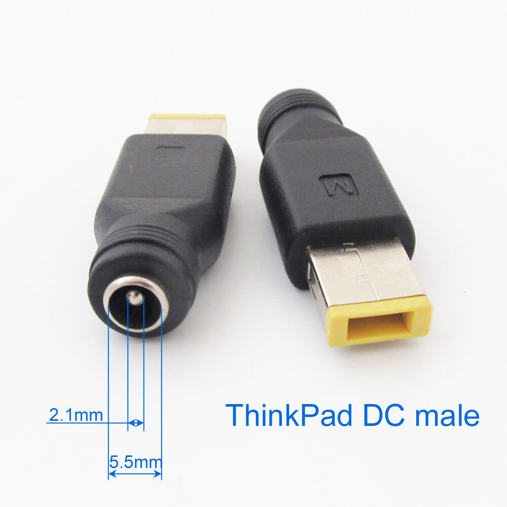 1pc 5.5x2.1mm to Charger converter Adapter For Lenovo ThinkPad X1 Carbon X240