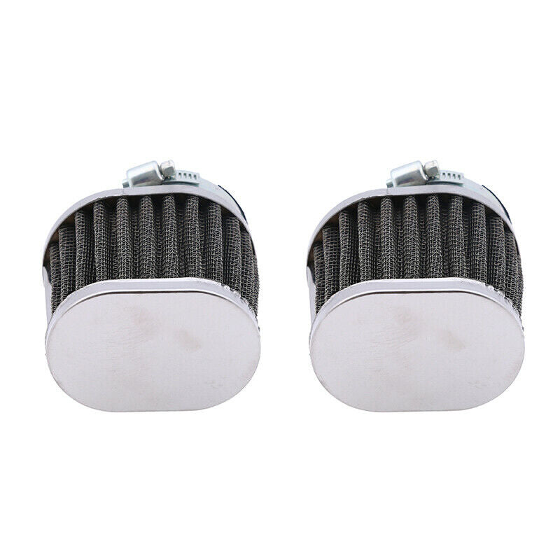 2PCS 50mm Motorcycle Air Filter Engine Cleaner Inlet Adjustable Pod Connector