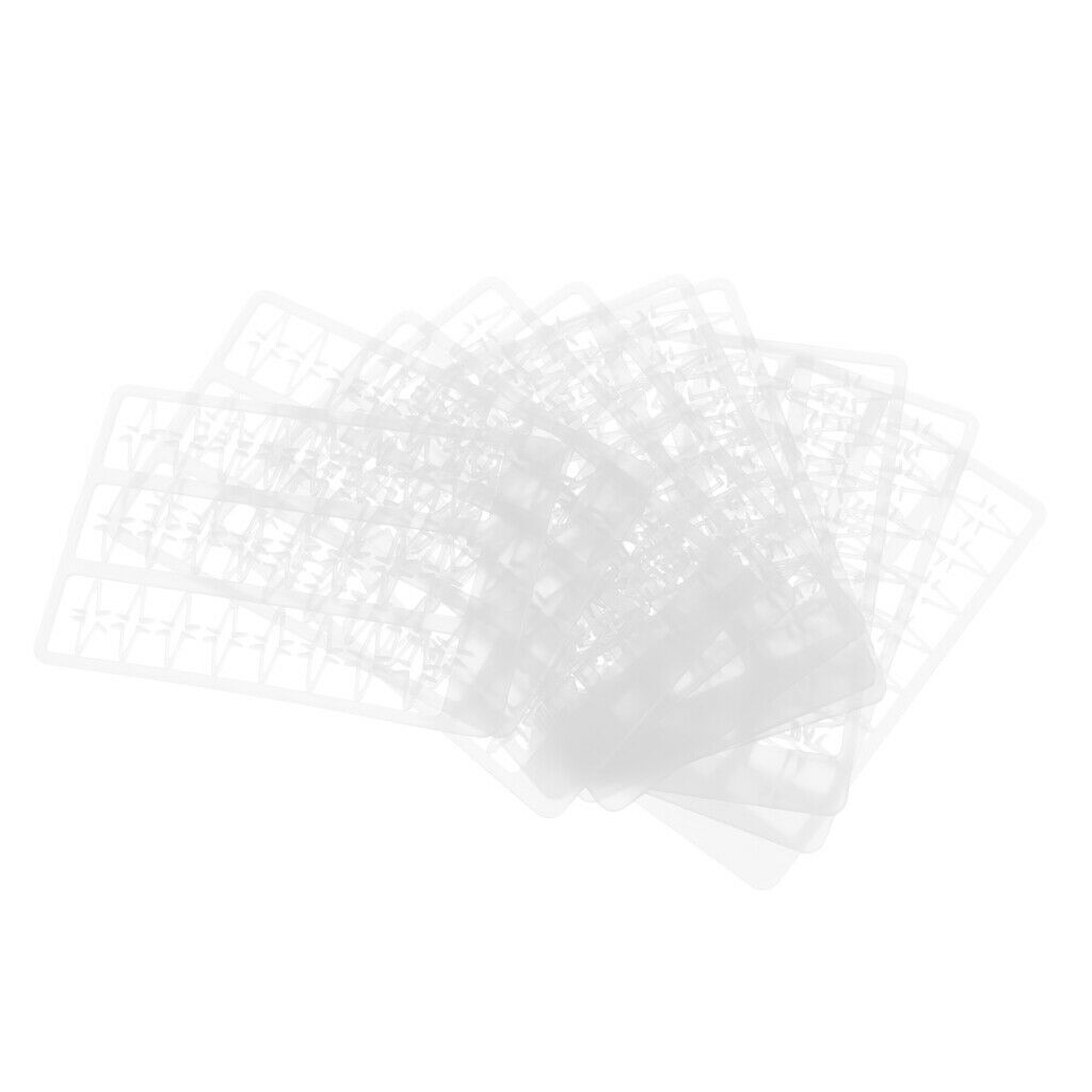 10 Set / 480pcs Plastic Carp Fishing Hair Rig Stops Boilie Bait Stops 7mm