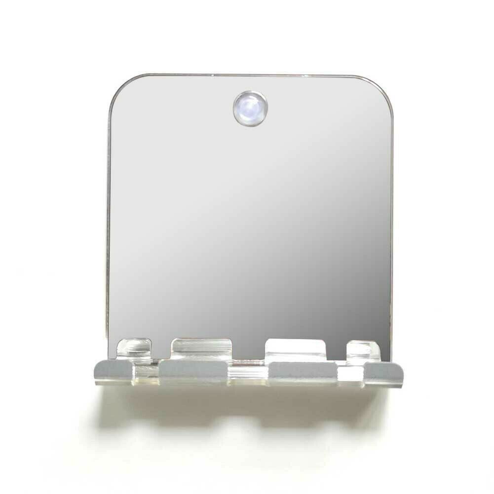 Shower Shaving Mirror Fogless Shower Mirror with Razor Holder Acrylic Shower