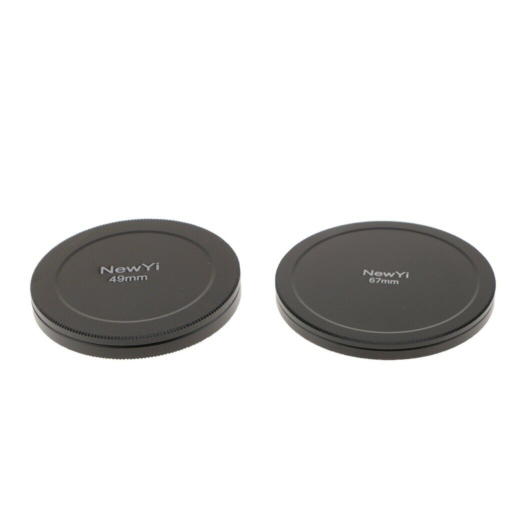 67mm 49mm Camera Lens Filter Storage   Case Metal Protection Box Covers