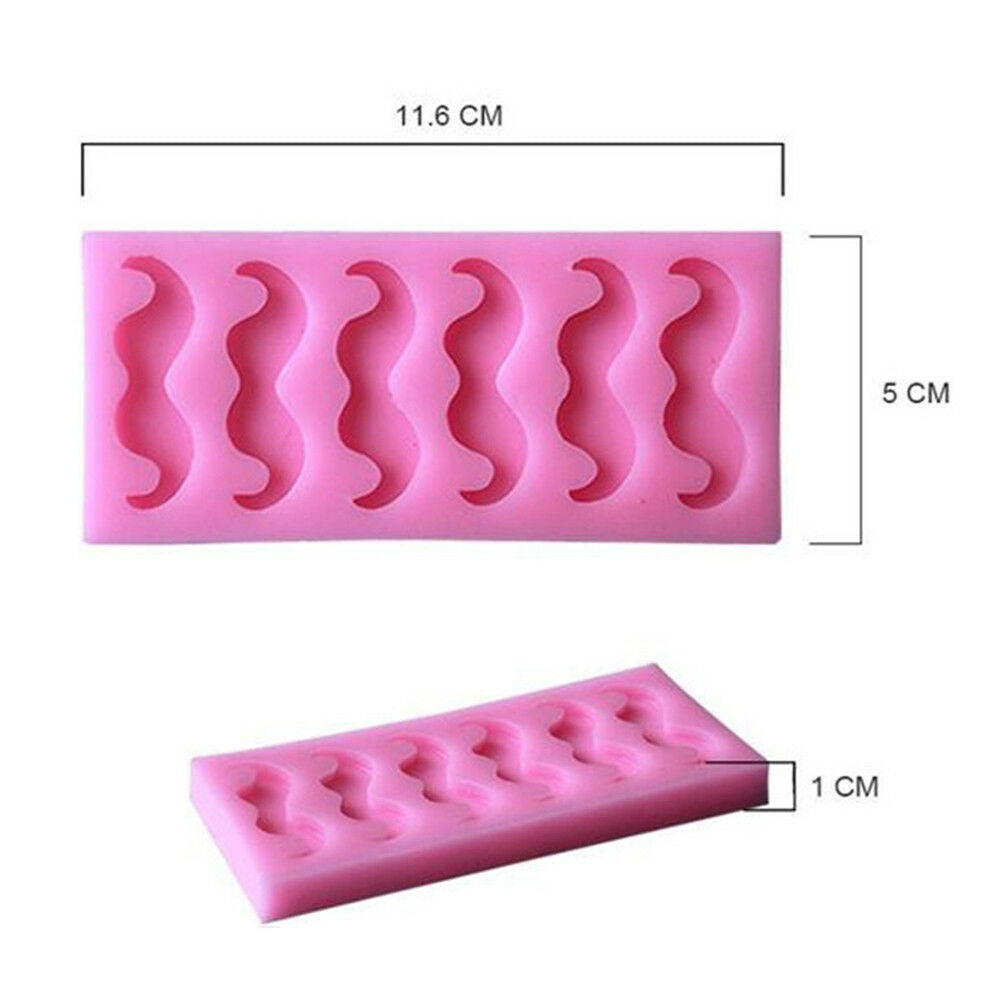 Beard Mustache Candy Silicone Fondant Mold Sugar Craft Christmas Cake Dec.l8