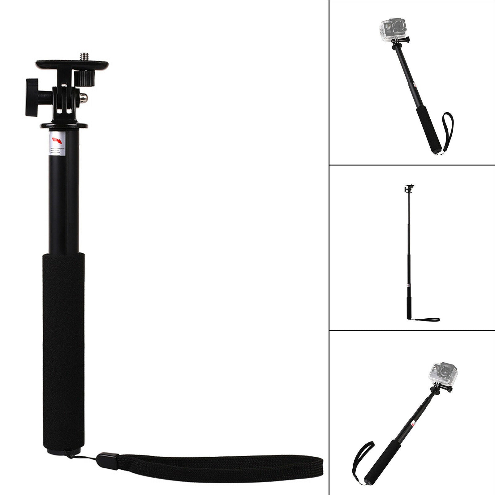 Handheld Extendable Selfie Stick Monopod Pole For Travel Camping Take Photos
