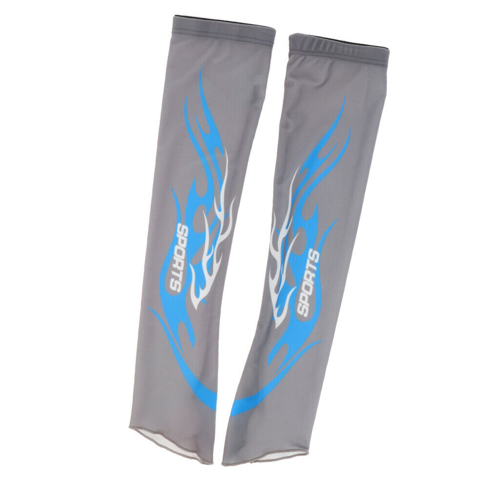 1 Pair Cooling Arm Sleeves UV Sun Protection Cover Cycling Golf Sports XL
