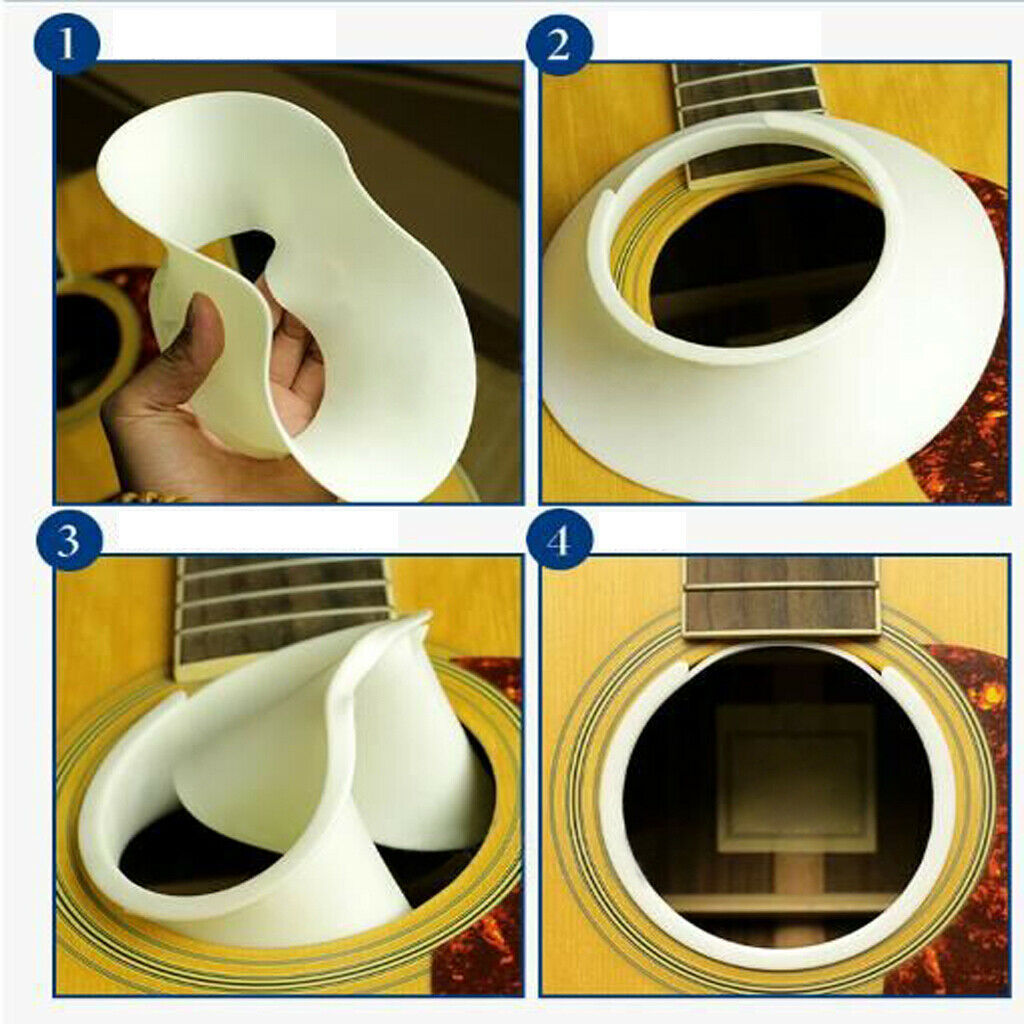 1pc Beige Acoustic Guitar Sound Enhancement for 41'' Guitar Musical Instrument
