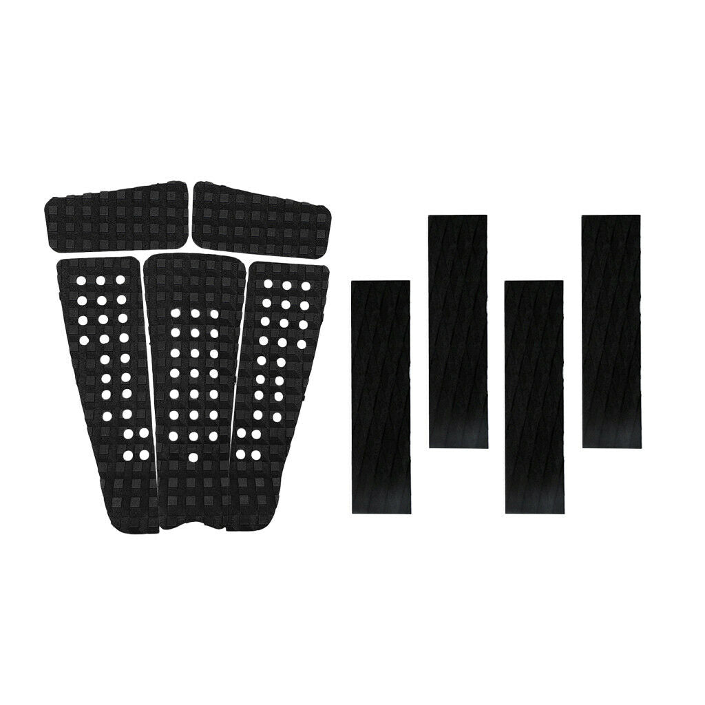 9x Universal Surf Surfboard Skimboard Foot Traction Pad Deck Grip & Tail Pad