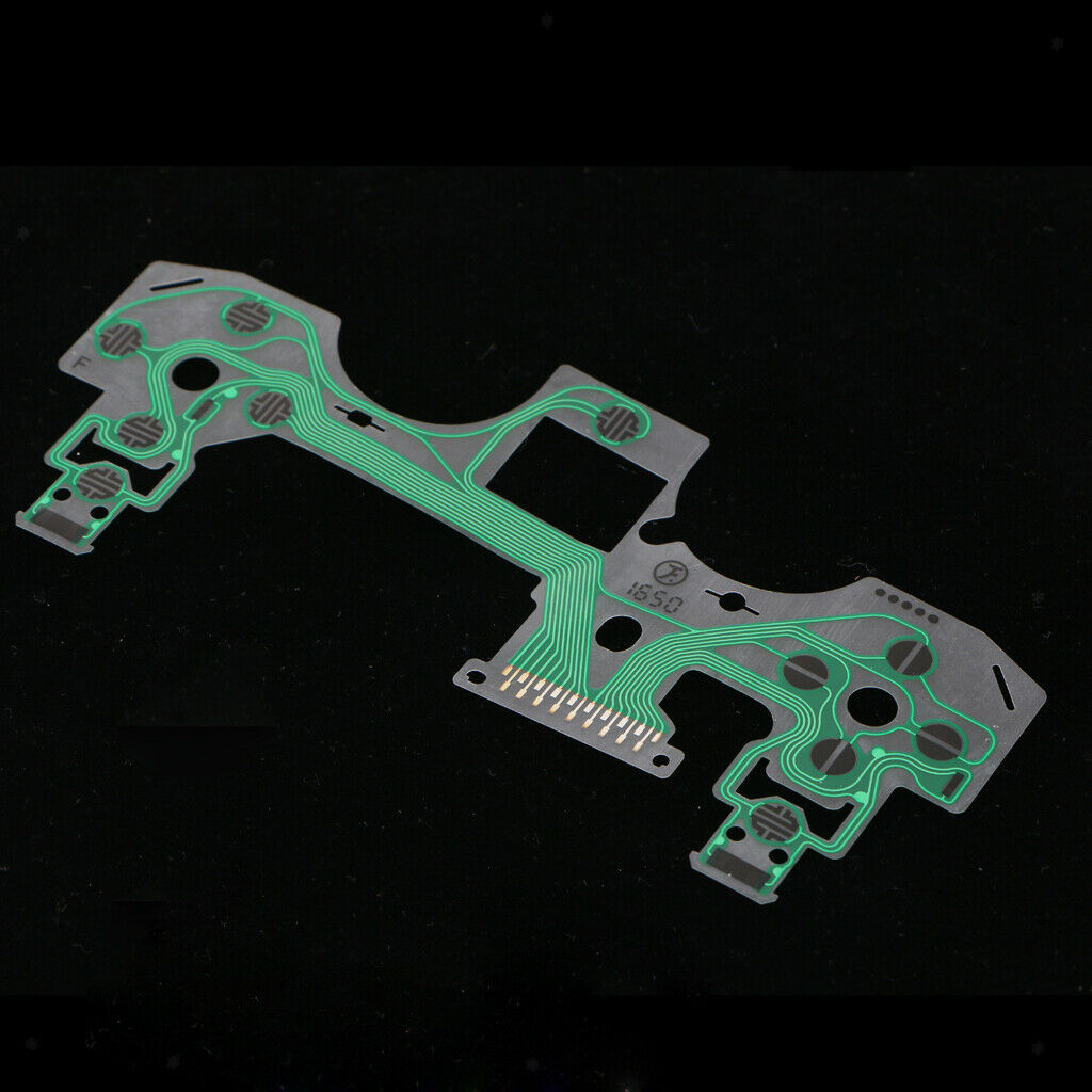 2X Conductive Film Ribbon Button Repair For   4 PS4 Controller Green