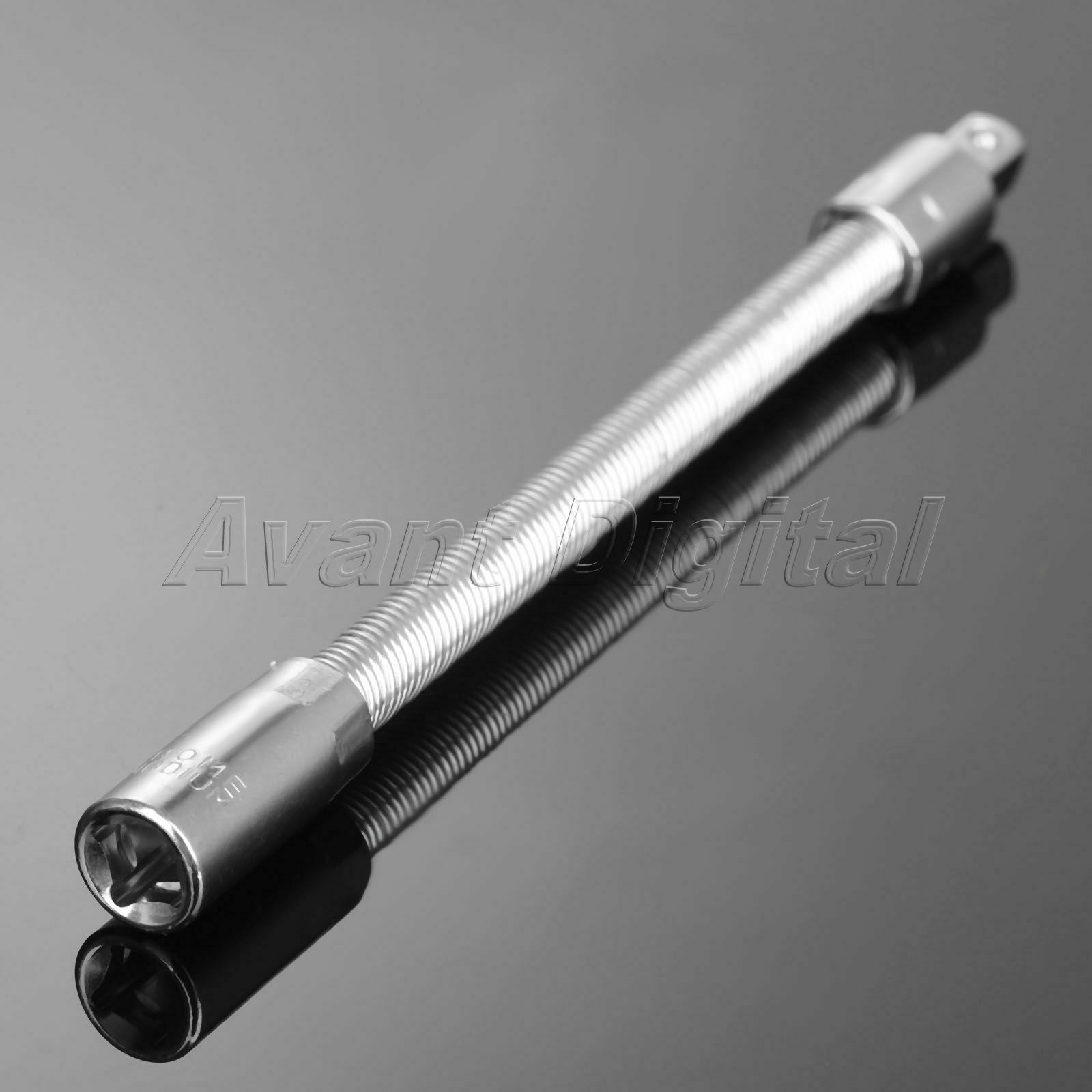 Hand Tool 145mm Long 1/4" Drive Flexible Extension Socket Ratchet Bar Spring 1X