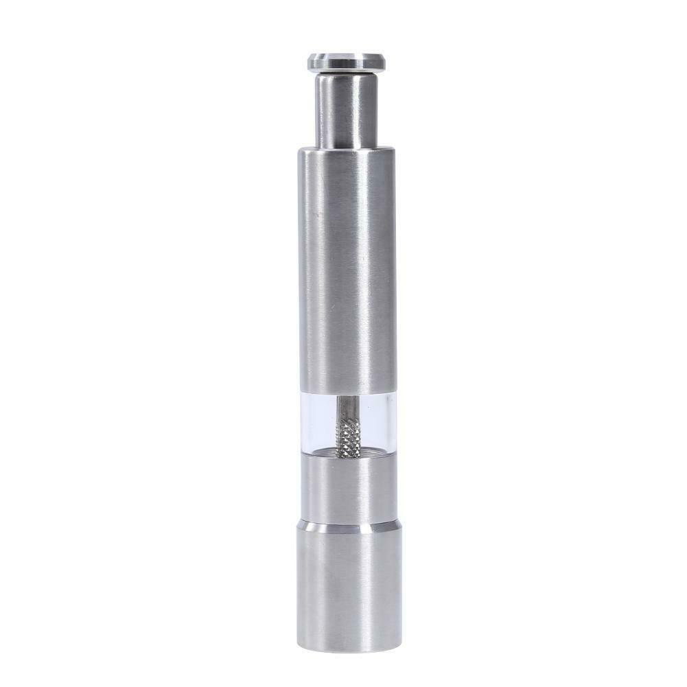 Stainless steel hand pepper mill with black pepper grinder @