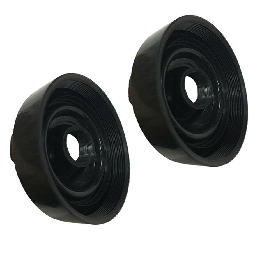 Pair 80mm Soft Rubber Headlight Waterproof Dustproof Cap Lamp Cover For Auto Car