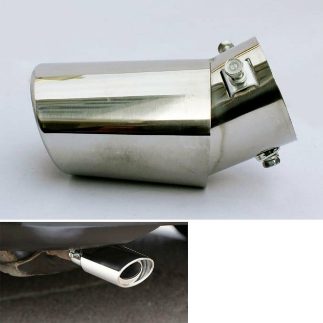 Vehicle Car 60mm Exhaust Tip Tail Pipe Muffler Stainless Steel Anti-corrosive