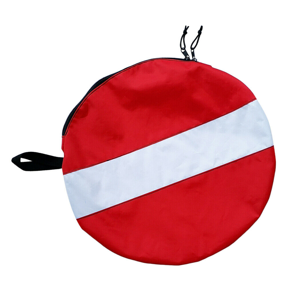 Portable Dive Flag Scuba Diving Hose Regulator Equipment Holder Zip Gear Bag