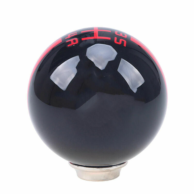 Universal Auto Aluminum Ball 5 Speed Manual Gear Stick Shift Knob Shifter Black