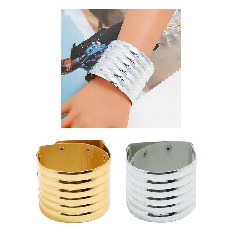 African Gothic Wide Bracelet Sexy Leather Charm Bangle Wristband Jewelry